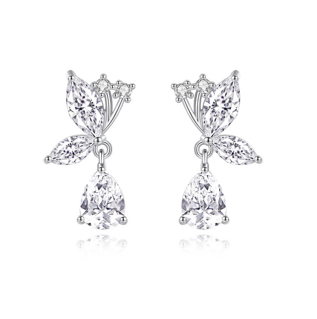 Marquise Zircon Teardrop Dangle Earrings