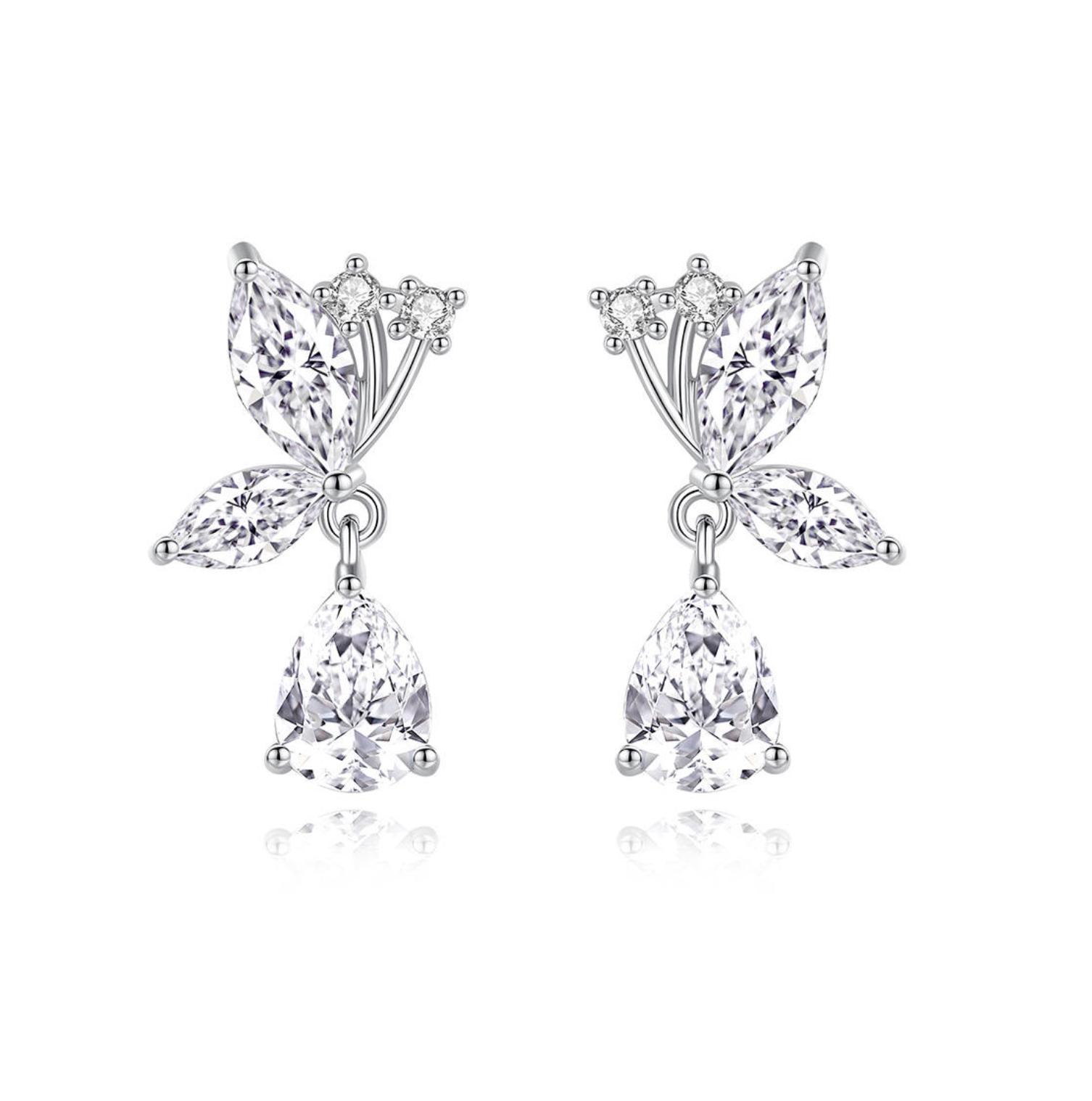 Marquise Zircon Teardrop Dangle Earrings